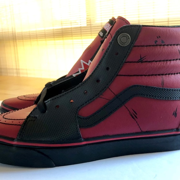 Vans Marvel Limited Edition Sk8 Hi Deadpool - Picture 6 of 7